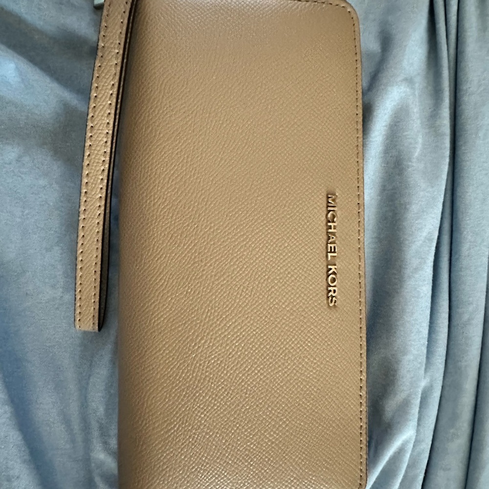 Michael Kors Tan Leather Wallet